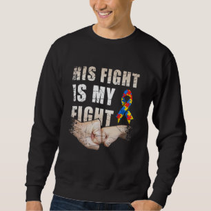 Sudadera Autismo Conciencia Autismo Mamá Papá Su Lucha Es M