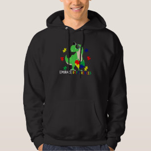 Sudadera Autismo Conciencia Dinosaurio T Rex Heart Puzzle P