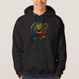 Sudadera Autismo Conciencia Girasol