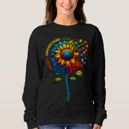 Sudadera Autismo Conciencia Girasol