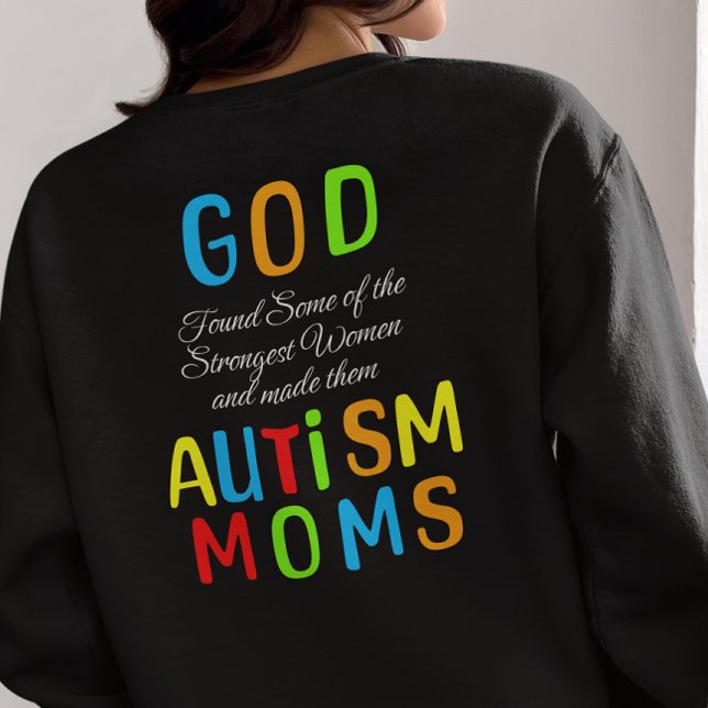 Sudadera Autismo Conciencia Mamá Dios hizo regalo a las mad (Subido por el creador)