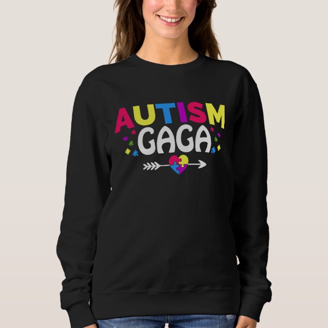 Sudadera Autismo Conciencia Mes Familia Coincidiendo con un (Anverso)