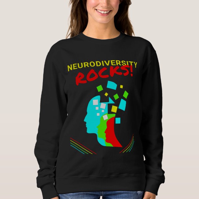 Sudadera Autismo Conciencia Neurodiversidad Roca (Anverso)