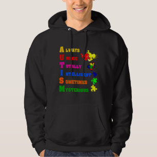 Sudadera Autismo Concienciación Autismo Acrónimo Rompecabez