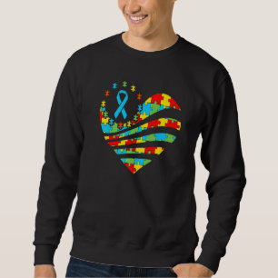 Sudadera Autismo Concienciación Corazón Apoyo Niños Autista
