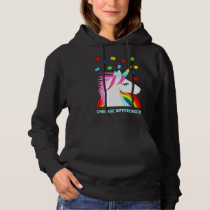 Sudadera Autismo Concienciación sobre mujeres jóvenes Unico