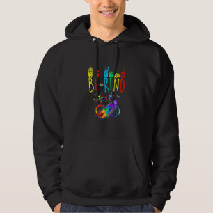 Sudadera Autismo de la mariposa sea un lenguaje de Rótulo d