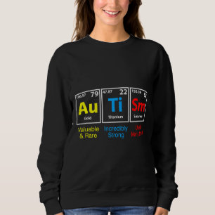 Sudadera Autismo Elemento Químico Inspirador Autismo Consci