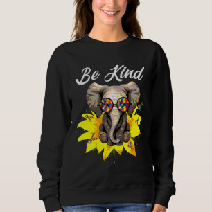 Sudadera Autismo Elephant Sunflower Bekind Autismo Concienc