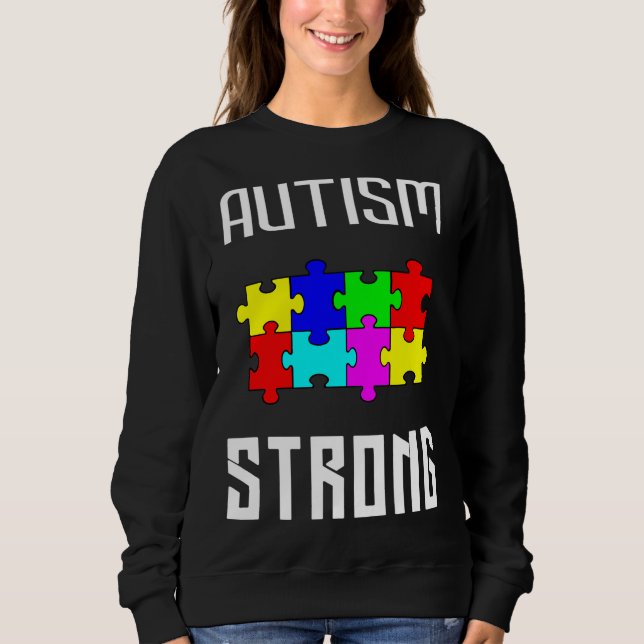 Sudadera Autismo fuerte (Anverso)