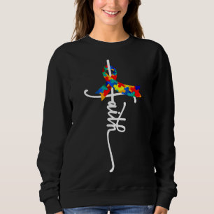 Sudadera Autismo La fe cruza el autismo El autismo autista