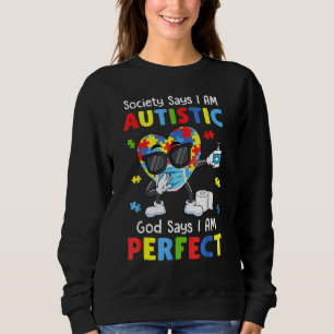 Sudadera Autismo La sociedad de los vagabundos dice que soy