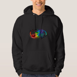 Sudadera Autismo Maestra Autismo Símbolo Infinito Arcoiris 