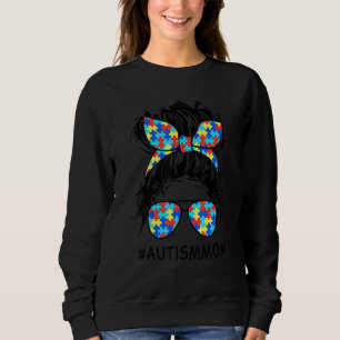 Sudadera Autismo Mamá Autismo Conciencia Mamá Vida Mujeres 