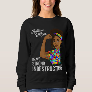 Sudadera Autismo Mamá Cinta De Rompecabezas Autista Indestr