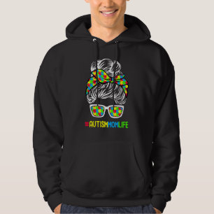 Sudadera Autismo Mamá Conciencia de la vida Desordenado Rom