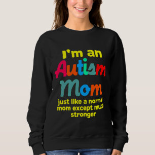 Sudadera Autismo Mamá Dios Concienciación Autista Familia C