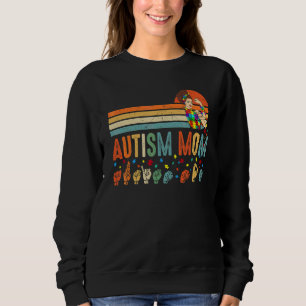Sudadera Autismo Mamá Orgullosa Mes de Conciencia Mamá Auti