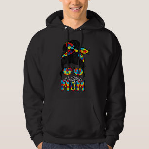 Sudadera Autismo Mamá Vida Desordenada Día De La Madre