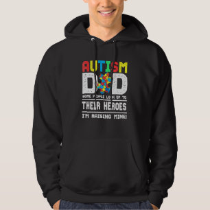 Sudadera Autismo Papá Algunas personas miran a sus héroes.