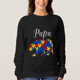 Sudadera Autismo Papa Sufre Orgulloso Autismo Papá Autismo