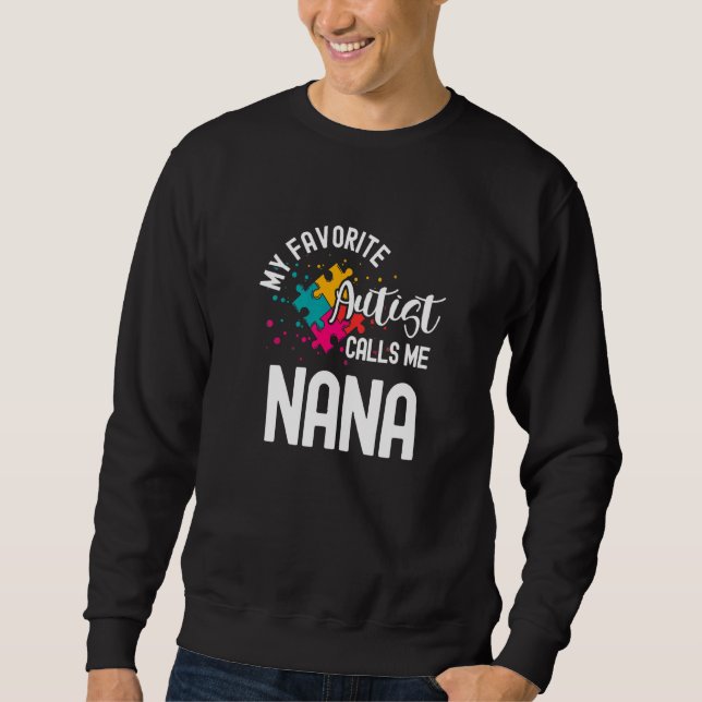 Sudadera Autismo Para Adultos Abuela Madre Autista Autis As (Anverso)