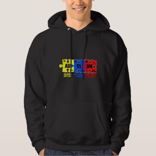 Sudadera Autismo Rompecabezas Elemento químico Autismo Conc