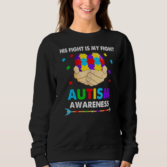 Sudadera Autismo Su Lucha Es Mi Lucha Concientización Sobre (Anverso)