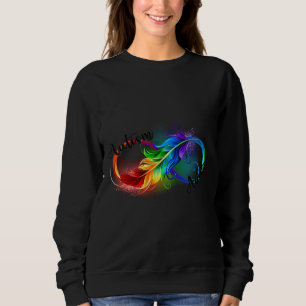 Sudadera Autismo Tía Autismo Símbolo Infinito Arcoiris Asd