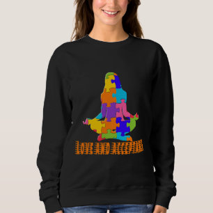 Sudadera Autismo Yoga Chica Amor Y Aceptación