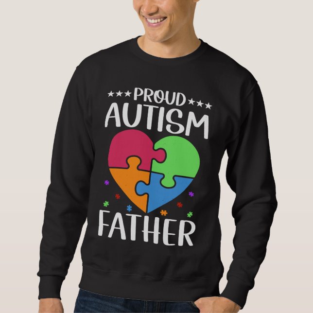 Sudadera Autistic Autism Awareness Month Cute Proud Autism  (Anverso)