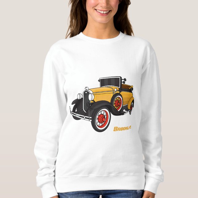 Sudadera Auto amarillo clásico 1931 (Anverso)