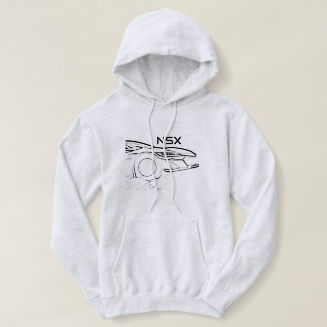 Sudadera Auto blanco NSX (Diseño del anverso)