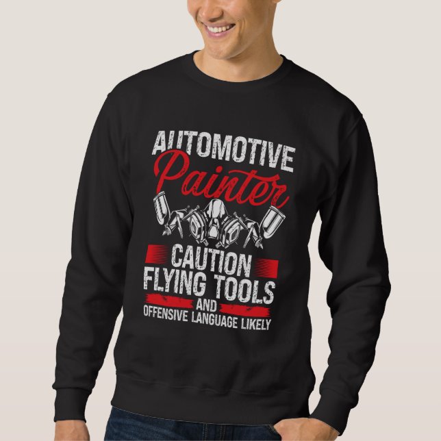 Sudadera Auto Body Painting Autobody Technician Car Detaile (Anverso)