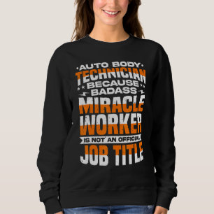 Sudadera Auto-Body Technician Car Mechanic Car & Vehículo