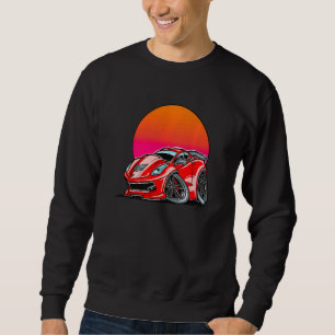 Sudadera Auto exótico Turbo Sports Sunset Car