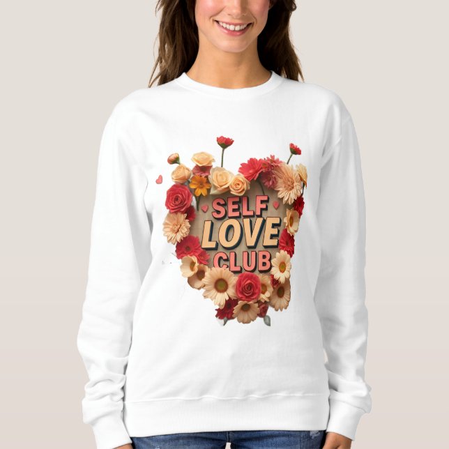 Sudadera Autoamor Club Floral Sweatshirt (Anverso)