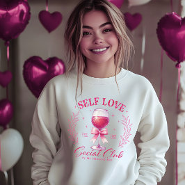 Sudadera Autoamor Club Social Galentine's Day Women