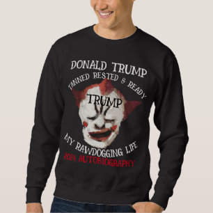 SUDADERA AUTOBIOGRAFÍA DE DONALD TRUMP SIN PUDOR SALE