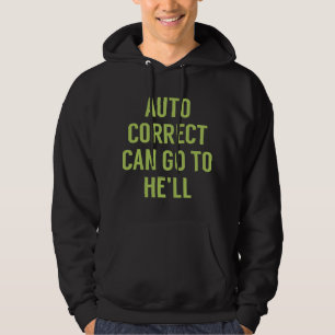 Sudadera Autocorregir puede ir a él