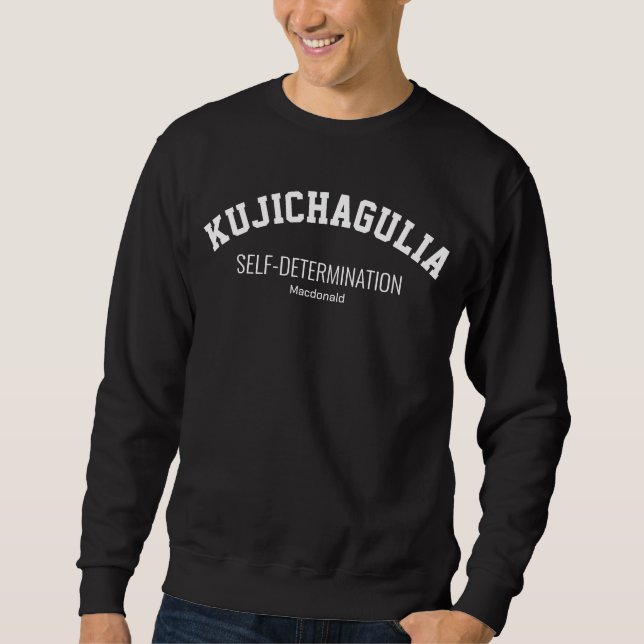 Sudadera Autodeterminación de Kwanzaa KUJICHAGULIA (Anverso)
