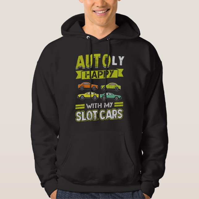 Sudadera AUTOly Happy With My Slot Cars (Anverso)