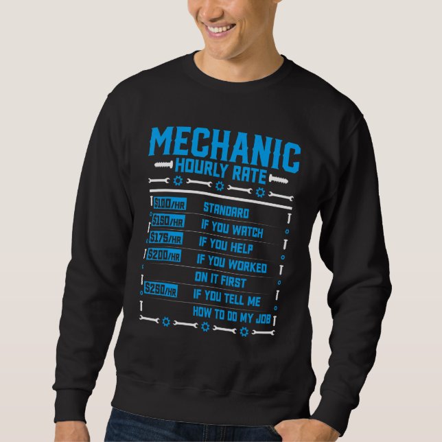 Sudadera Automotive Auto Mechanic Rep (Anverso)