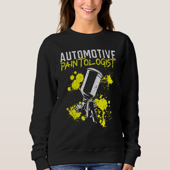 Sudadera Automotive Paintologist Car Detailing Auto Body Pa (Anverso)