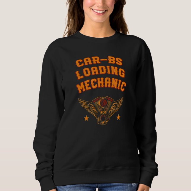 Sudadera Automóvil Bs Cargando Mánico Auto Serviceman Motor (Anverso)