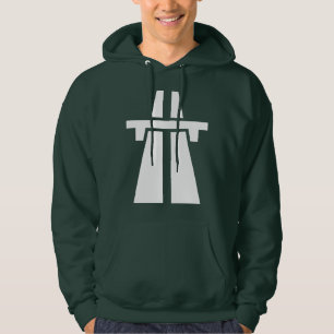 Sudadera Autopista, Autobahn - Blanco