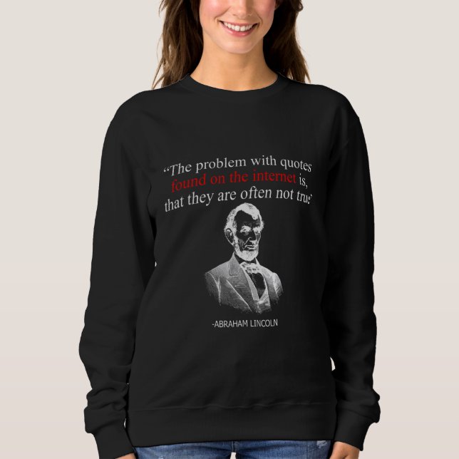 Sudadera Autor escritor que escribe a Abraham Lincoln Journ (Anverso)