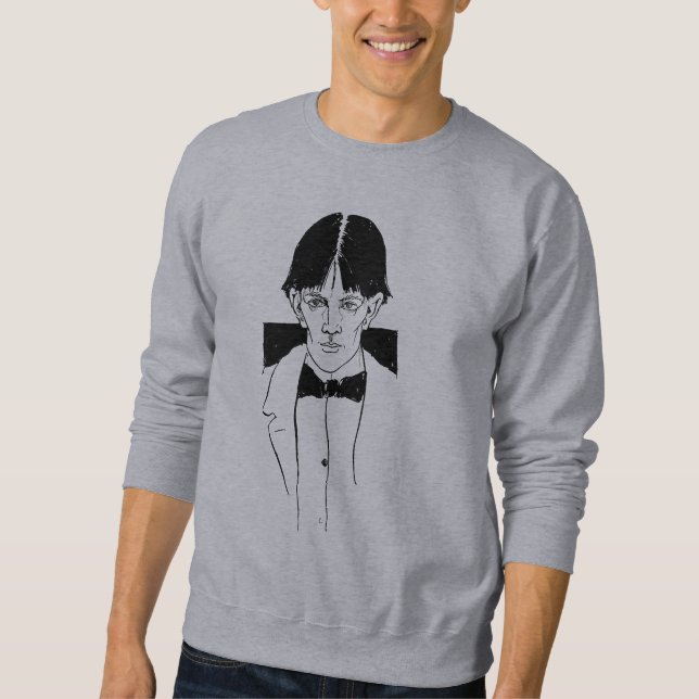 Sudadera Autoretrato de artista, Aubrey Beardsley (Anverso)