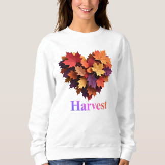 Sudadera Autumn Harvest Heart Leaves