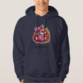 Sudadera Autumn Mood: Happy Season / Hoodie Pink Bunny #2
